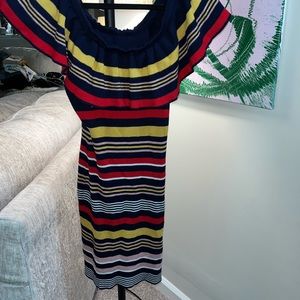 Rainbow strip dress